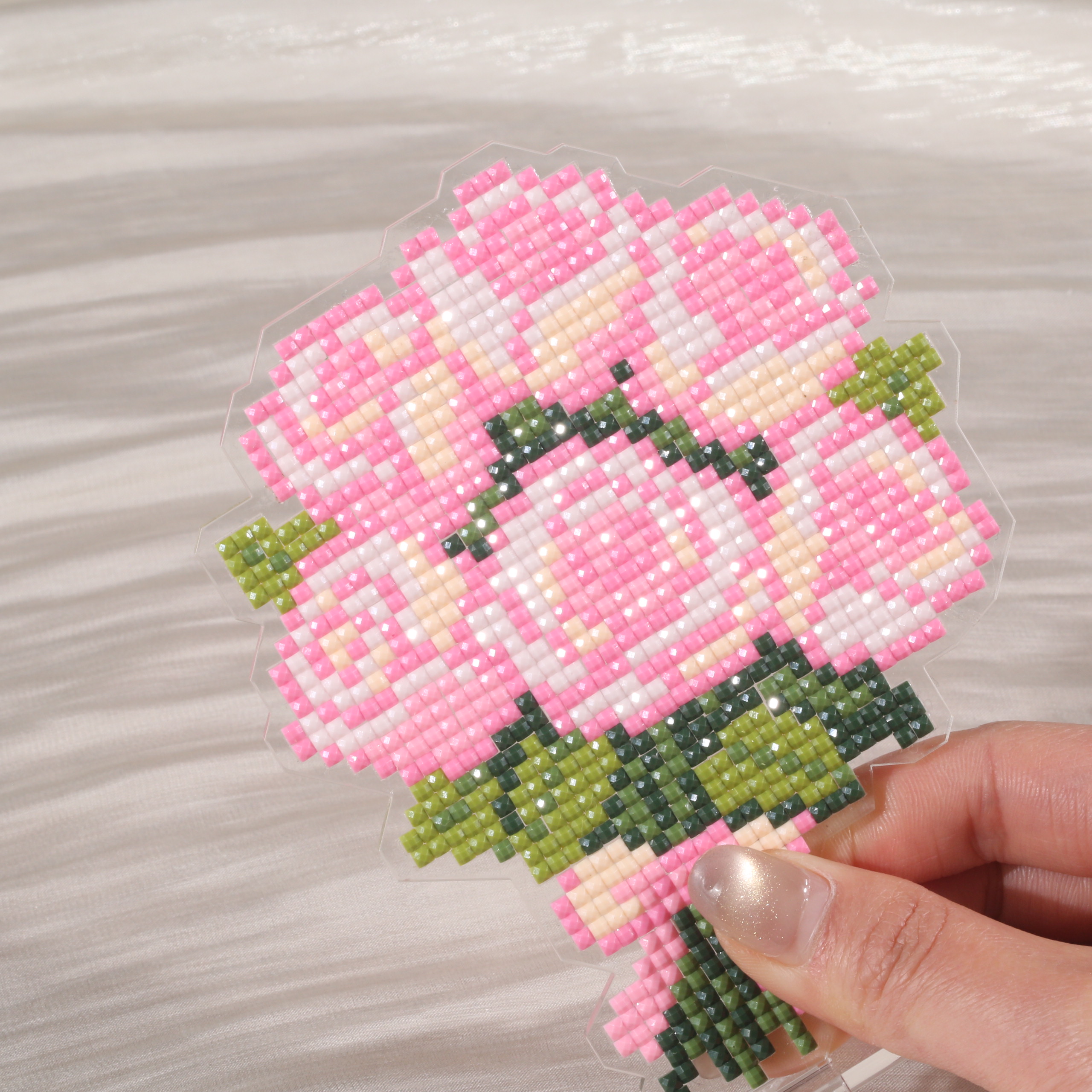 ForeverYoung Pink Rose Bouquet - Resin Art With Rose recensie en prijs