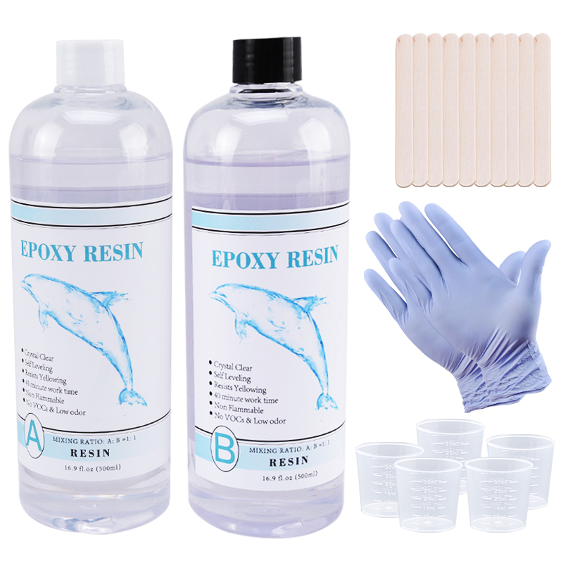 1:1 Clear Epoxy Resin Crystal  - Resin Art Alphabet recensie en prijs