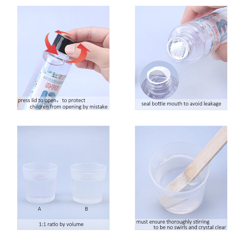 1:1 Clear Epoxy Resin Crystal  - Resin Art Alphabet recensie en prijs