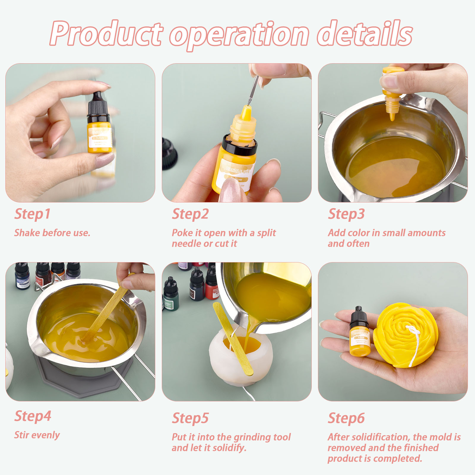 5ml/Bottle Candle Wax Pigment  - Pearl Powder Resin recensie en prijs