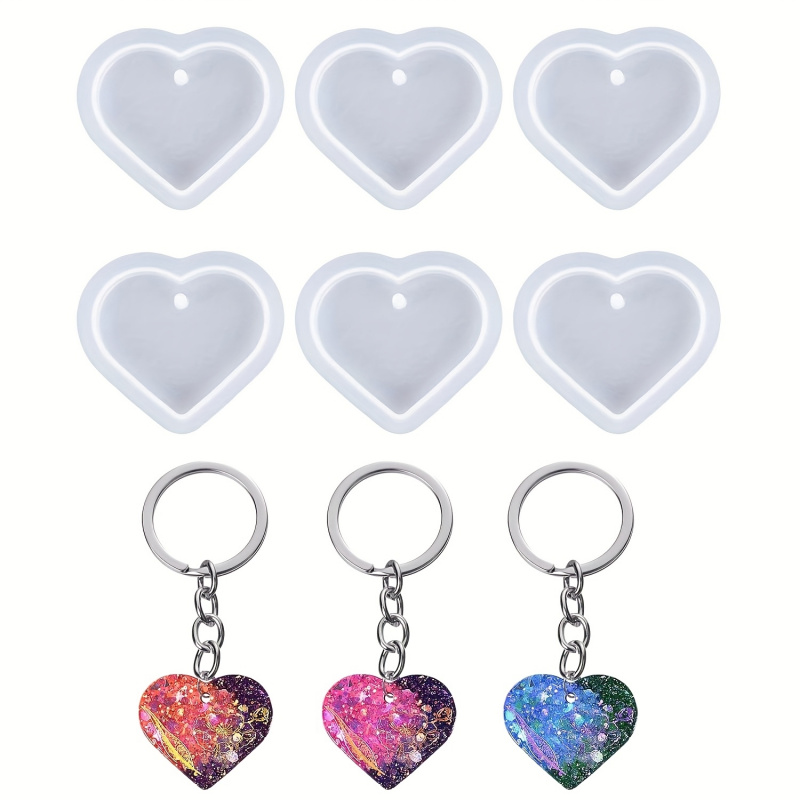 6Heart-shaped resin mold set,  - Resin Art Alphabet recensie en prijs
