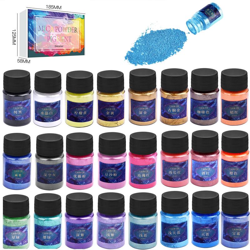 24Colors Epoxy Resin Dye Mica  - Pearl Powder Resin recensie en prijs