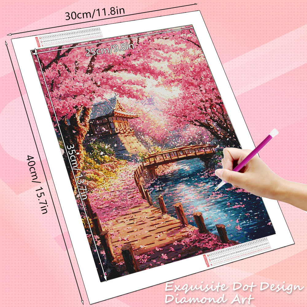 HUACAN Diamond Art House Lands - Resin Art Wallpaper recensie en prijs