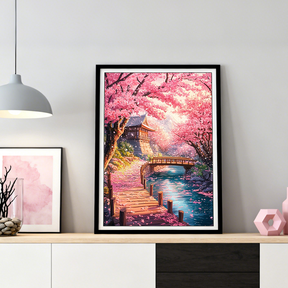 HUACAN Diamond Art House Lands - Resin Art Wallpaper recensie en prijs