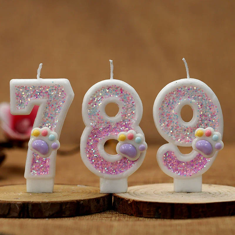 Creative Cute Cat Paw Cake Num - Resin Art Alphabet recensie en prijs