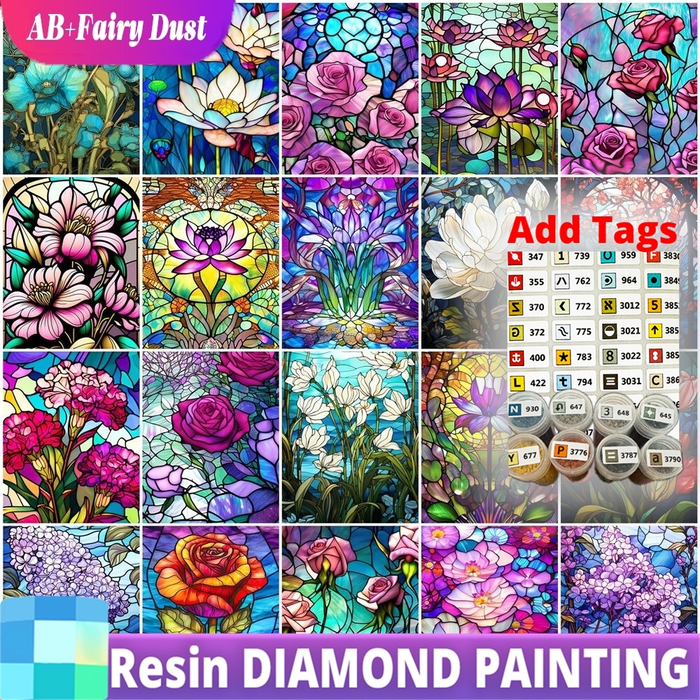 AB Fairy Dust Resin 5D DIY Dia - Resin Art With Rose recensie en prijs