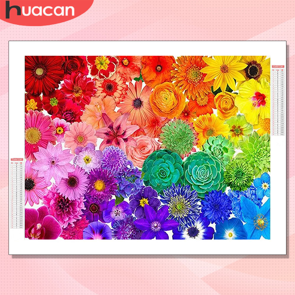 HUACAN Diamond Art Kits Flower - Resin Art With Rose recensie en prijs
