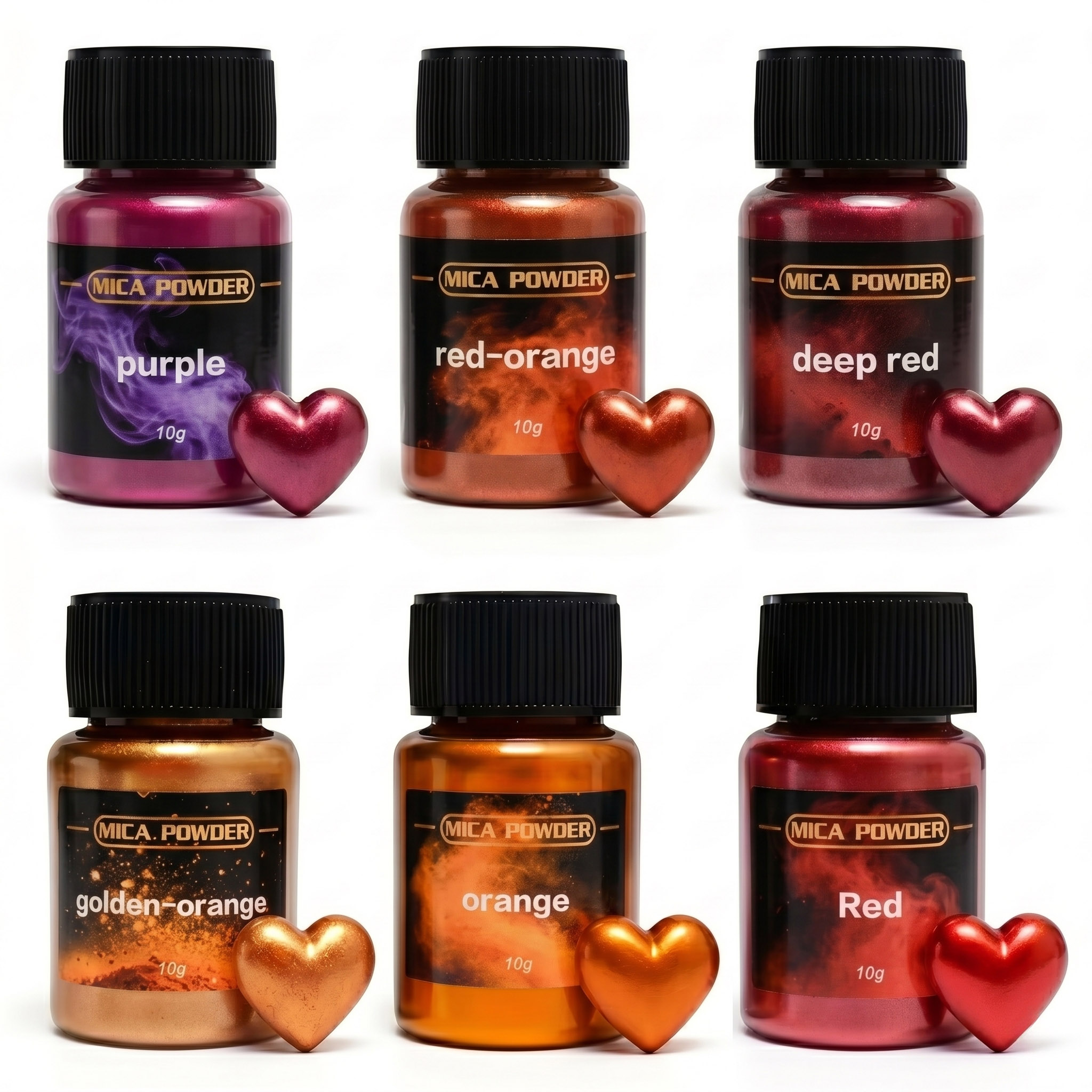 6Colors/Sets metallic powder p - Pearl Powder Resin recensie en prijs