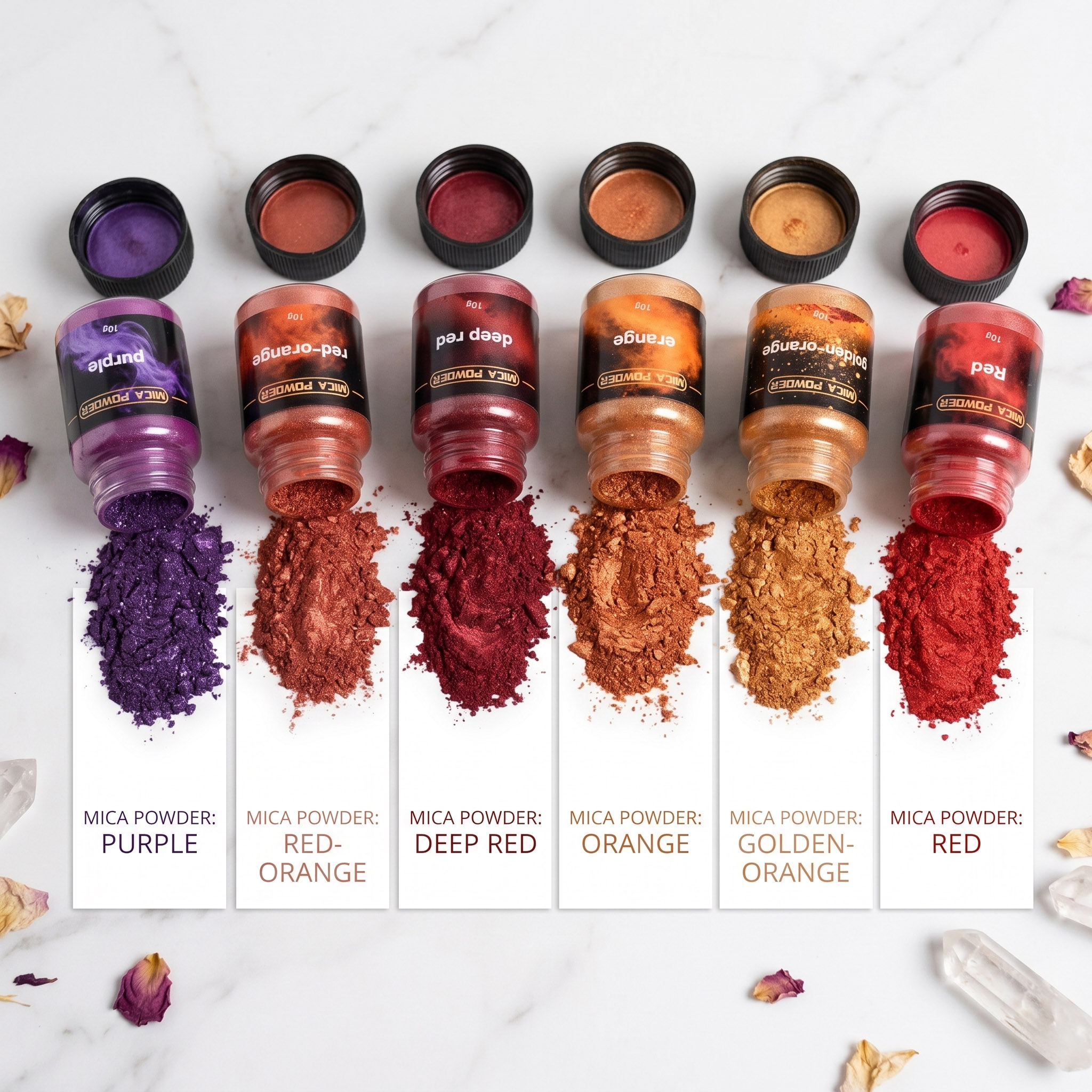 6Colors/Sets metallic powder p - Pearl Powder Resin recensie en prijs