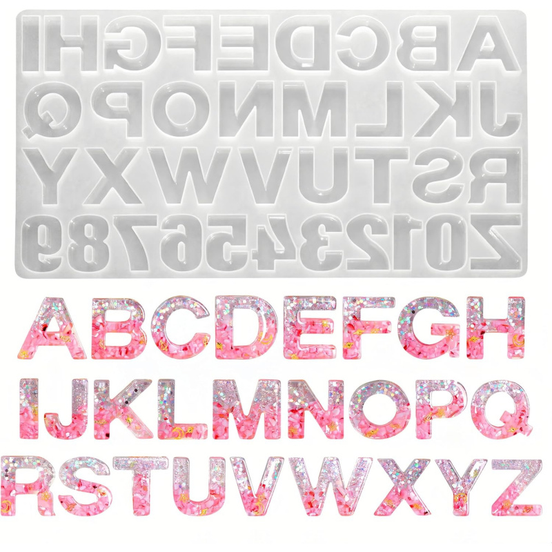 Resin Casting Silicone Letter  - Resin Art Alphabet recensie en prijs