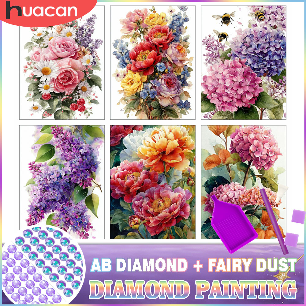 HUACAN Diamond Painting Kit Fl - Resin Art With Rose recensie en prijs