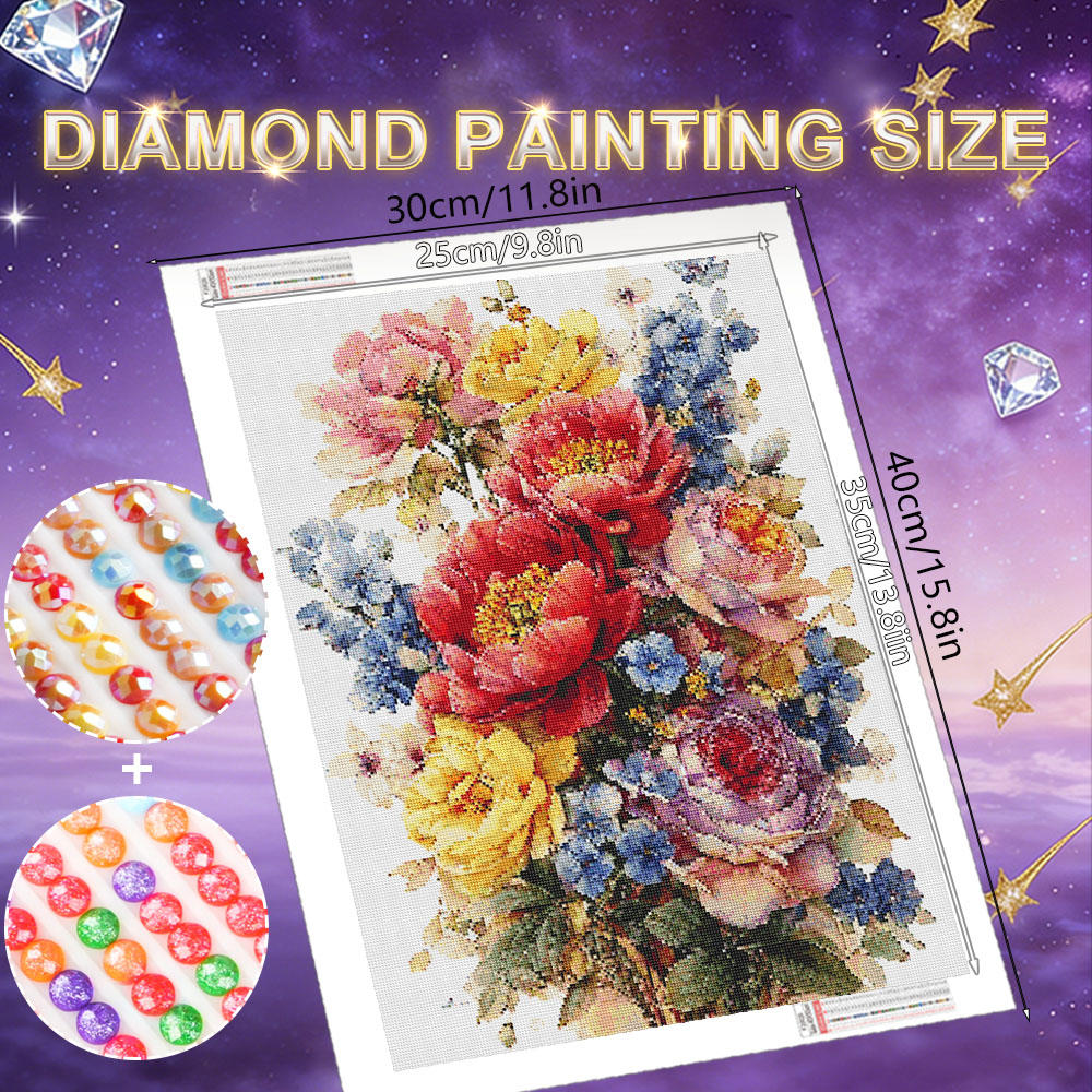 HUACAN Diamond Painting Kit Fl - Resin Art With Rose recensie en prijs