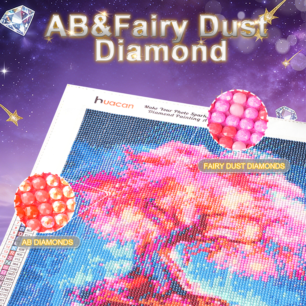 HUACAN Diamond Painting Kit Fl - Resin Art With Rose recensie en prijs