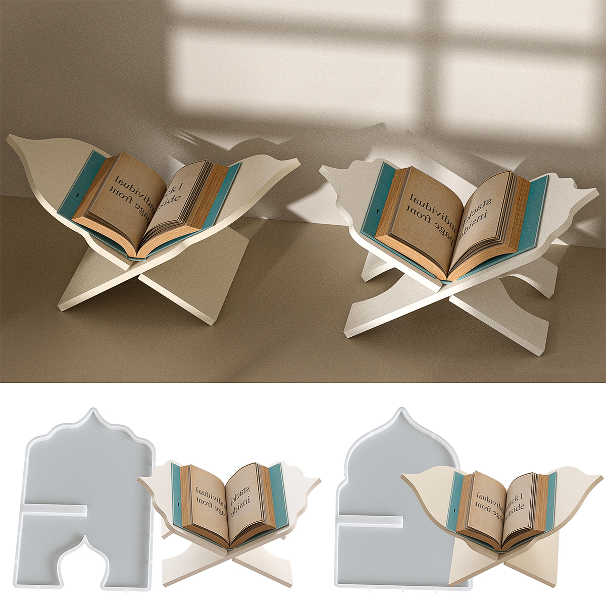 DIY Folding Book Stand Silicon - Resin Art Quran Set recensie en prijs