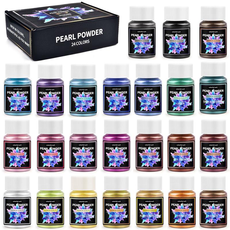 6/24/30Colors Epoxy Resin Dye  - Pearl Powder Resin recensie en prijs