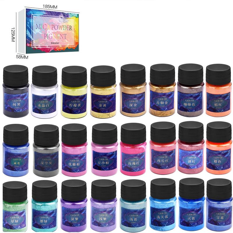 6/24/30Colors Epoxy Resin Dye  - Pearl Powder Resin recensie en prijs