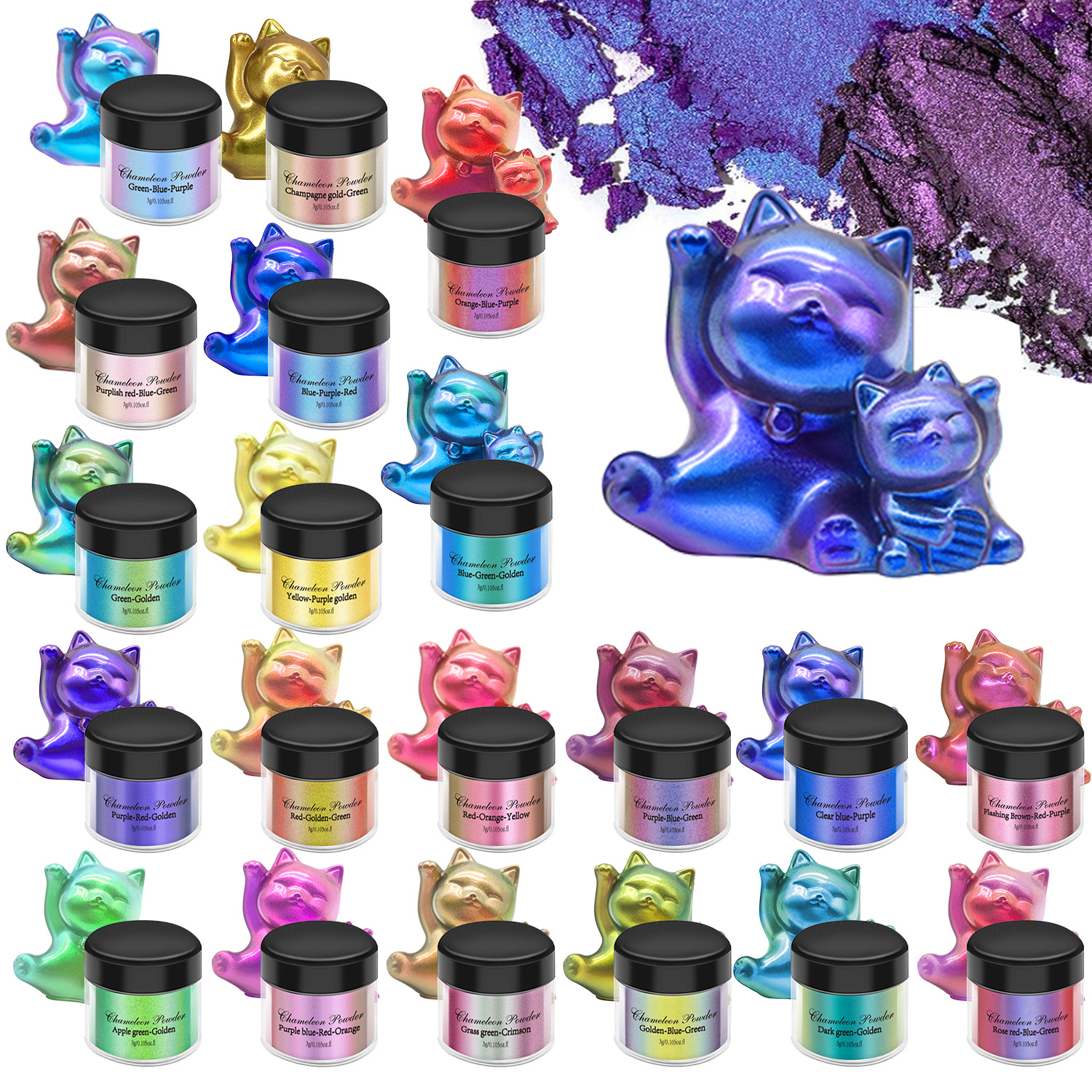 3g/Bottle Magic Mirror Powder  - Pearl Powder Resin recensie en prijs