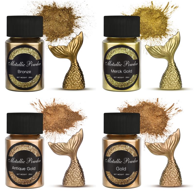 20 Ml Shimmer Metallic Gold Si - Pearl Powder Resin recensie en prijs