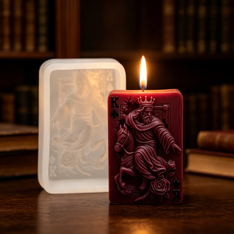 Vintage Spade King Poker Card  - Resin Art With Rose recensie en prijs
