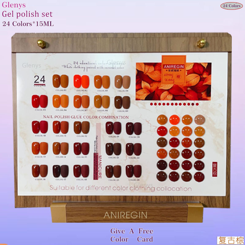 Vintage brown 24 color nail po - Resin Art Online recensie en prijs