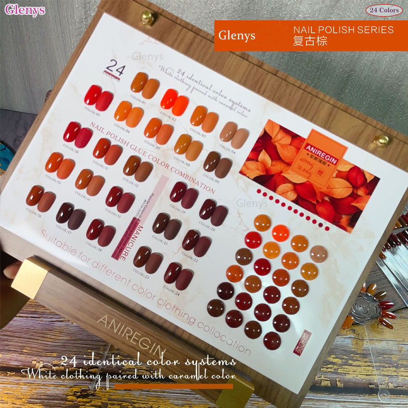 Vintage brown 24 color nail po - Resin Art Online recensie en prijs