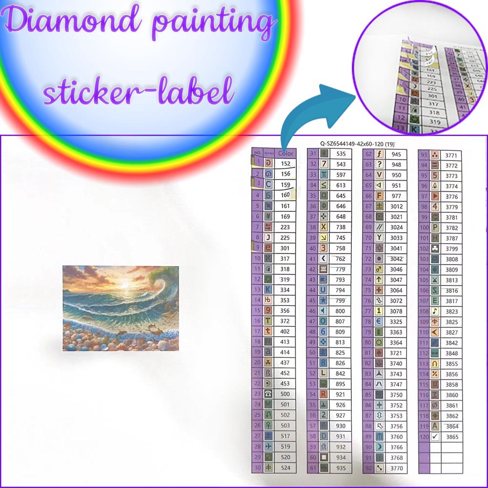 5D Diy 120 Color Resin Diamond - Resin Art Wallpaper recensie en prijs
