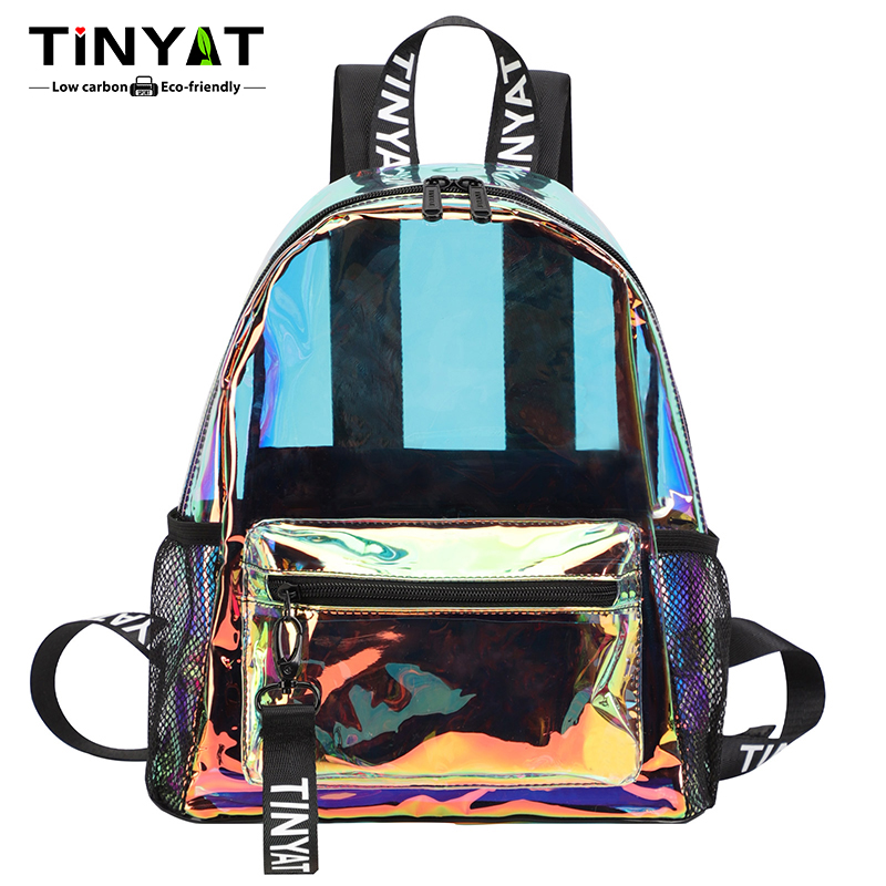 TINYAT PVC Clear Backpacks for - Resin Art Alphabet recensie en prijs
