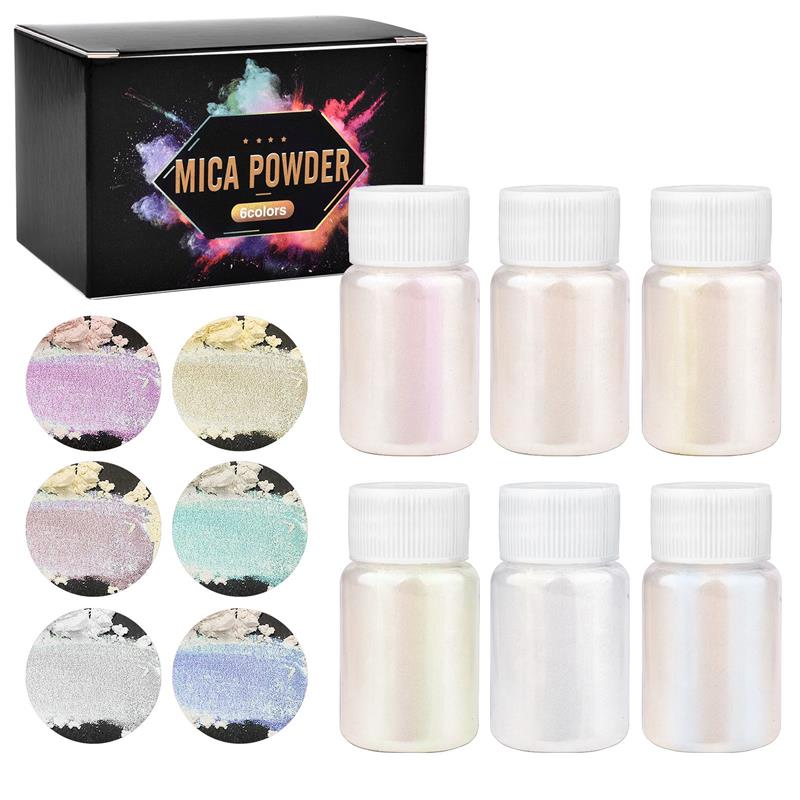 6 Pcs-Set Epoxy Resin Dye Mica - Pearl Powder Resin recensie en prijs