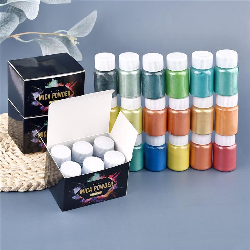 6 Pcs-Set Epoxy Resin Dye Mica - Pearl Powder Resin recensie en prijs