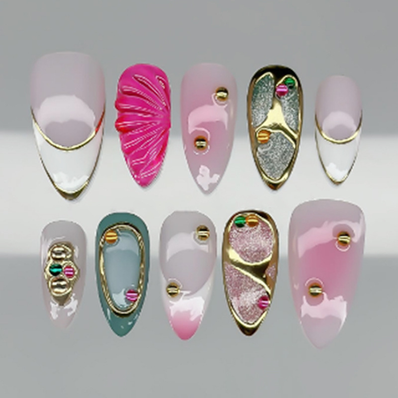 24pcs Gold Lines Full Cover Na - Resin Art Online recensie en prijs