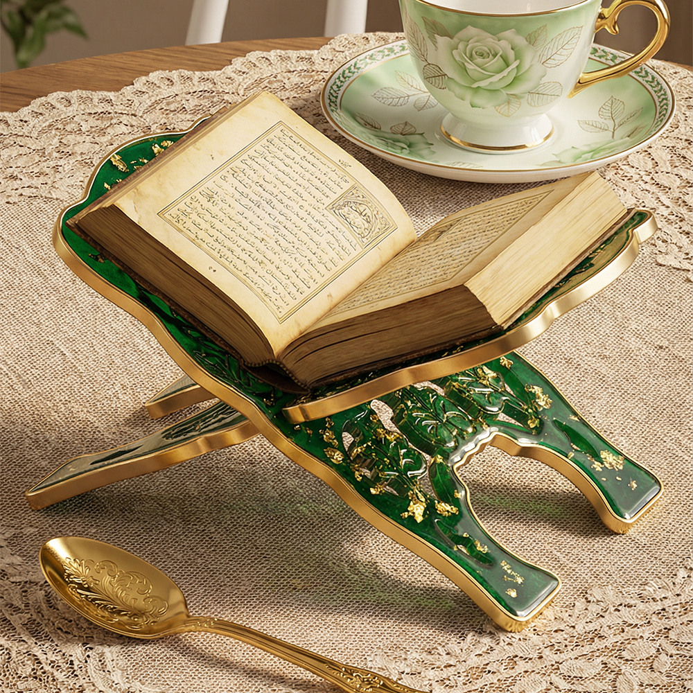 S0266 Eid Quran Book Holder Mo - Resin Art Quran Set recensie en prijs