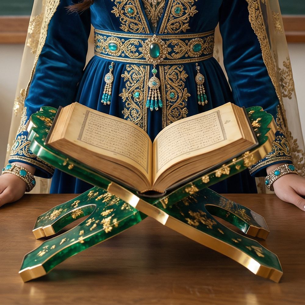 S0266 Eid Quran Book Holder Mo - Resin Art Quran Set recensie en prijs