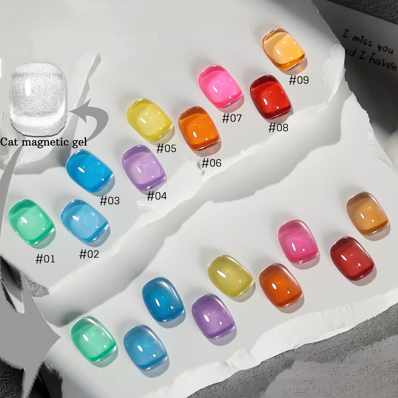 MIANEL 1PCS Colorful Gel Nail  - Resin Art Online recensie en prijs